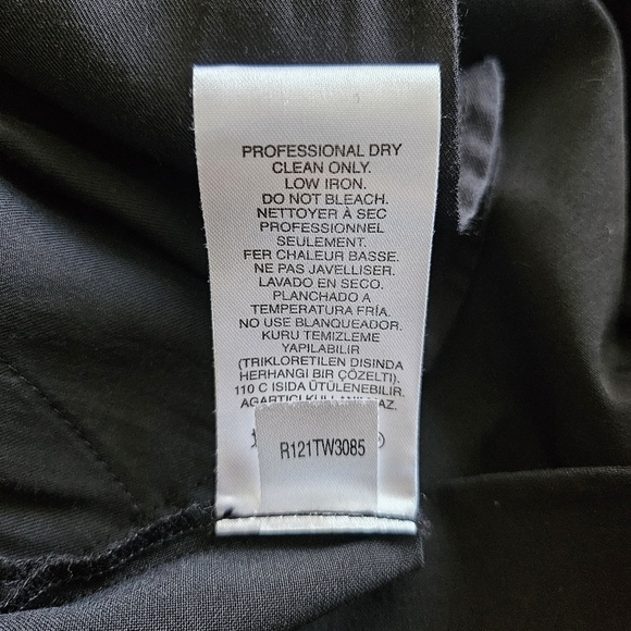 New Tibi Tropical Wool Blend Yasmeen High Waisted Black Trouser Pants NWT Size 4 - Picture 16 of 16